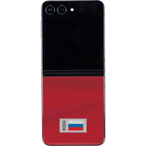 Russia Soccer Flag Galaxy Z Flip5 5G Skin